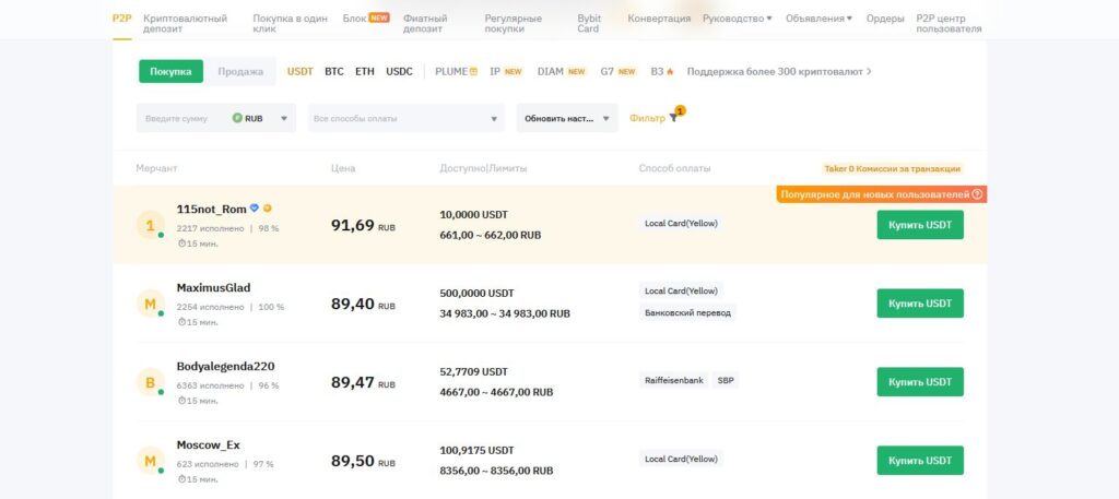 ТОП-5 Криптобирж с P2P-торговлей: обзор лучших P2P бирж криптовалют России
